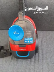  1 مكنسة كهربائية ماركة فيليبس 1900W شغاله 100%   Vacuum Cleaner Phillips