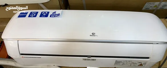  3 مكيفات انفيرتر 1 طن 1.5 طن 2 طن مستعمل بحاله الوكاله ستوك جديد شامل توصيل وتركيب
