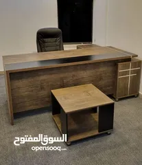  14 مكتب مميز قياس مترين +جانبية وادراج وطاولة توصيل مجاني داخل عمان والزرقاء