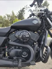  4 harley davidson street 750cc ممشى قليل وكالة