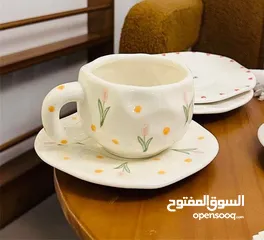  9 مقات وصحون وفناجين سيراميك - مخصصة!  Ceramic Mugs, Plates & Cups – Custom!