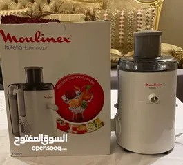  1 عصارة فواكه مولينكس/ Moulinex Frutelia Juice Extractor 1.5L 350 Watt
