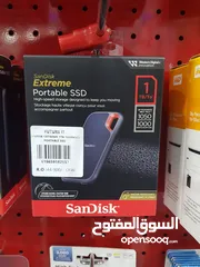  1 Sandisk Extreme portable ssd 1tb speed 1050mb/s