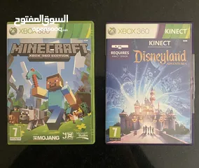 1 Minecraft + Disneyland cds video games