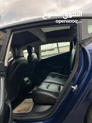  11 Tesla model 3 2023 فل كامل  تيسلا موديل 3 فحص كامل بسعر مغرري  لون كحلي جنط كبير اصليي  ايرباق اصلي