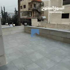  1 شقة أرضية فاخرة للبيع في تلاع العلي  - قرب دوار الواحة 95م مع ترس امامي تشطيب سوبر ديلوكس لم تسكن