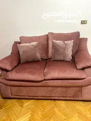  6 Sofa set (يمكن بيع كل قطعة بشكل منفصل)