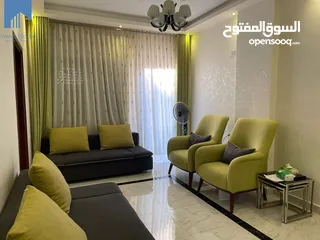  1 شقة مفروشة مميزة للبيع في تلاع العلي  - قرب مستشفى الإسراء طابق اول 135م تشطيب سوبر ديلوكس