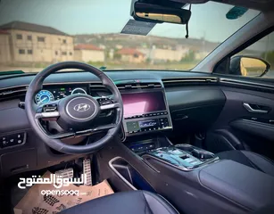  14 هونداي توسان/2022 فل الفل فتحة سقف بانوراما  2x4 ///240Hp بنزين + كهرباء  ( Haybrid) 1600cc