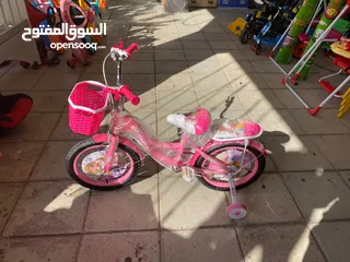  1 بسكليت  جنط 16 بناتي
