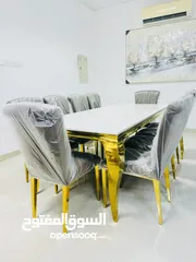  23 Dining Table Marble and Wood