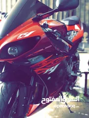  6 للبيع او للبدل على سيارة  yamaha R1