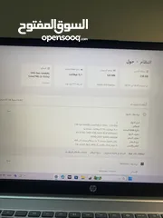  5 ‏Hp laptop  جديد ( مستعمل شهرين فقط)