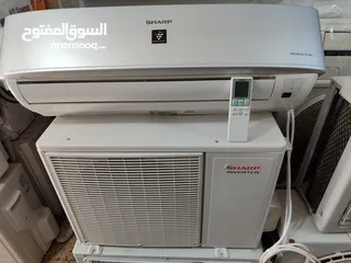  3 مكيفات شارب فل إنڨيرتر مستعملة في حالة ممتازة شامل التركيب كفالة شهر