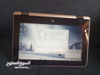  10 لابتوب HP OAVILION X360  بحالة ممتازة وارد امريكا.. ويمكن استخدامه بوصعية التاب
