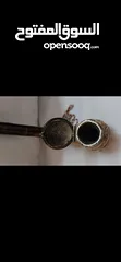 3 اسوار فضة عيار 800 برطاني سنة الصنع 1905  غليون فضة و عاج محفور