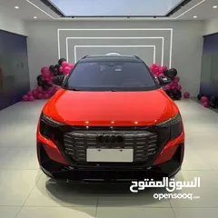  26 ‎اودي Q5 اي ترون الكهربائية بالكامل كروس اوفر 6 مقاعد موديل  black edition edition one2022