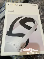  2 Vr Oculus Quest 2 - Elite Strap كفر اصلي جديد غير مفتوح من شركه اوكلس 2