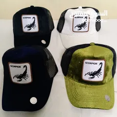  3 كابات وطواقي صيفية مخمل وزبده وشبك