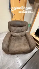  5 6 seater sofa with recliner ( convertible ) - want to sell asap as shifting in a small house .