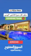  1 فيلا مع بركة سباحة للإيجار اليومين اريحا