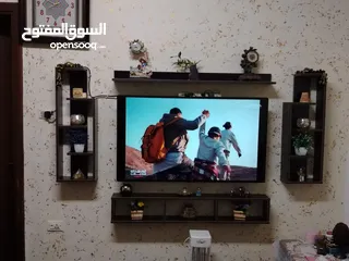  23 رف شاشة التلفزيون خشب لامنيت مميز