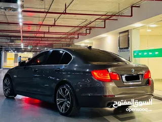  12 ‏‎سيارة BMW520i F10 لون نحاسي ميتالك فل الفل 2013 وارد الشركه تب نظافه