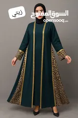  3 عباي ستاتي قطعتين نمررر مقصبه  وزن 50 لل 100 كريب روز
