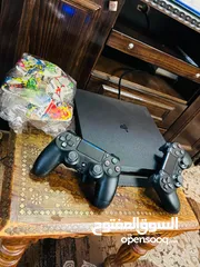  2 Playstation 4 Slim  بلاستيشن 4 سلم