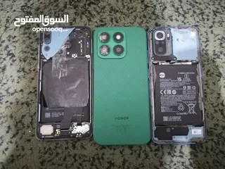  1 هونور x8b بدو شاشه مع فريم وهواوي بي 20 برو بدو شاشه وباك وريدمي نوت 10 اس البورد شغال