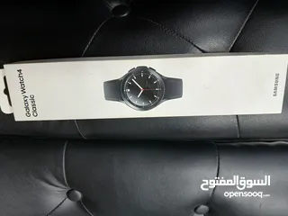  1 ساعة سامسونج watch4  classic لون اسود