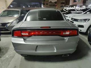 23 A Very Well Maintained DODGE CHARGER 2014 SILVER GCC SXT Edition With Sunroof