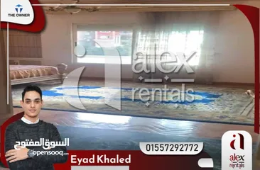  2 شقة للايجار 370 م كفر عبده شارع خليل المصري