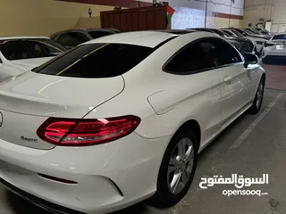  11 Mercedes C300 COUPE 2017 بانوراما بحالة ممتازة