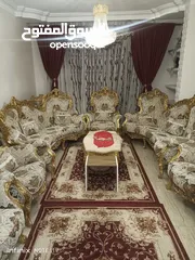  8 طقم كنب مصري فاخر حفر 14مقعد