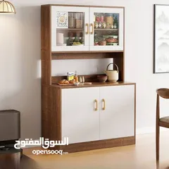  2 خزانة مطبخ مع كوفي كورن