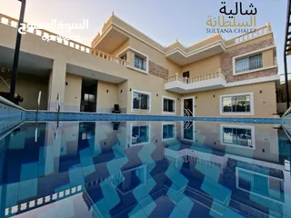  6 شاليه ومزرعة السلطانه جرش 5نجوم