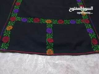  6 ثوب تطريز يدوي للبيع مشغول بالحبه وحرير اصلي