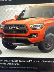  1 2017 Tacoma مطلوب دفعة و اقساط