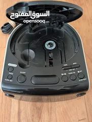  2 Digital Clock Radios with CD Player  راديو مع ساعه ديجتال رقم كبير وواضح  مع منبه و مشغل اسطوانات CD