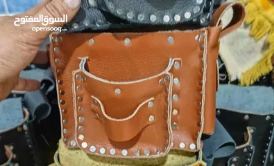  2 شاكوش وحرجاية جلد طبيعي