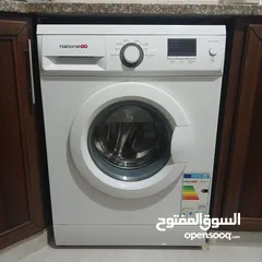  1 غساله نشونال 7كيلو مع كلر ماء كوري