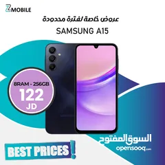  1 Samsung a15 8ram 256g new new