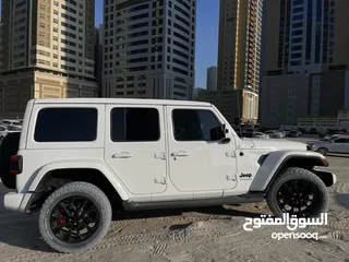  7 Jeep wrangler SAHARA 4xe سياره ممتازه وعمليه للصحراء hybrid and electric and eco save