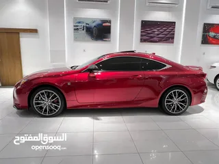  4 LEXUS RC F 350 MODEL 2015 FOR SALE