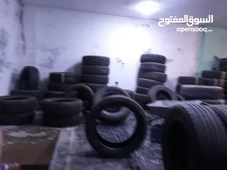  13 محل اطارات وبناشر وتبديل زيوت وكهرباء سيارات للبيع بداعي السفر  للتواصل والاستفسار