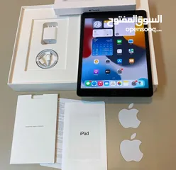  9 أيبات آبل الجيل 9 ( التاسع) iPad 9th  generation استعمال نظيف   نرد علي رسائل فقط