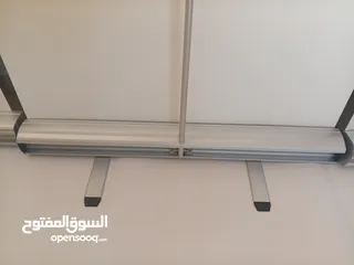  6 رول اب ستاند بانر للبيع عدد 3 قاعدة مع كامل اغراضة