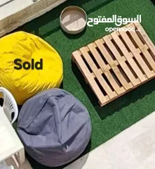  1 Waterproof gray bean bag for sale