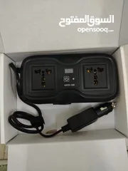  3 محول طاقة من green lion للسيارة ممتاز جدا بقوه 200w فقط تم فتح العلبه و لم يستخدم